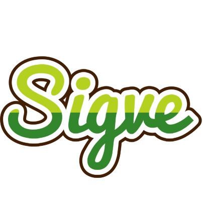 Sigve golfing logo