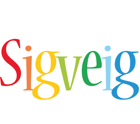 Sigveig birthday logo