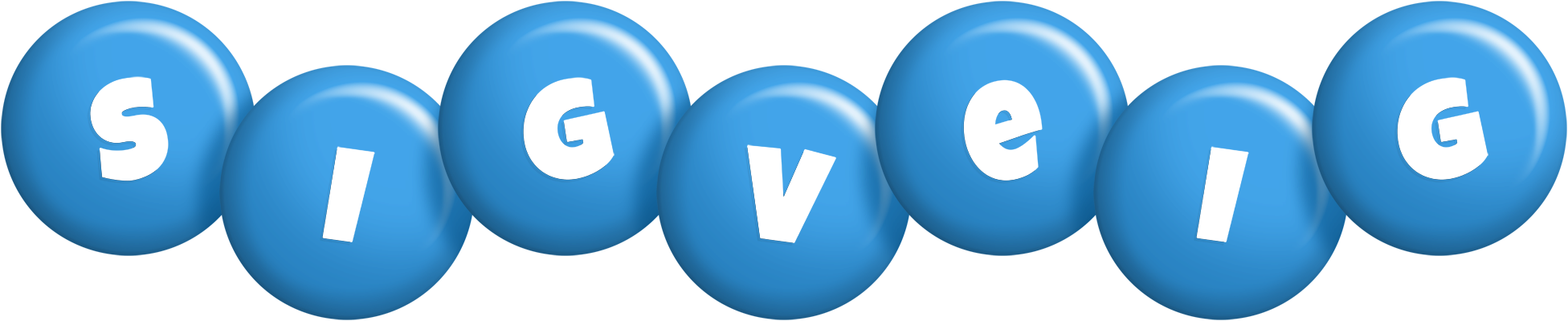 Sigveig candy-blue logo