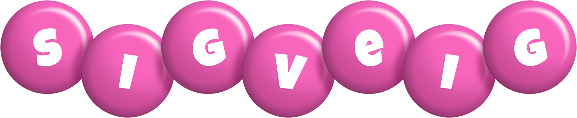 Sigveig candy-pink logo