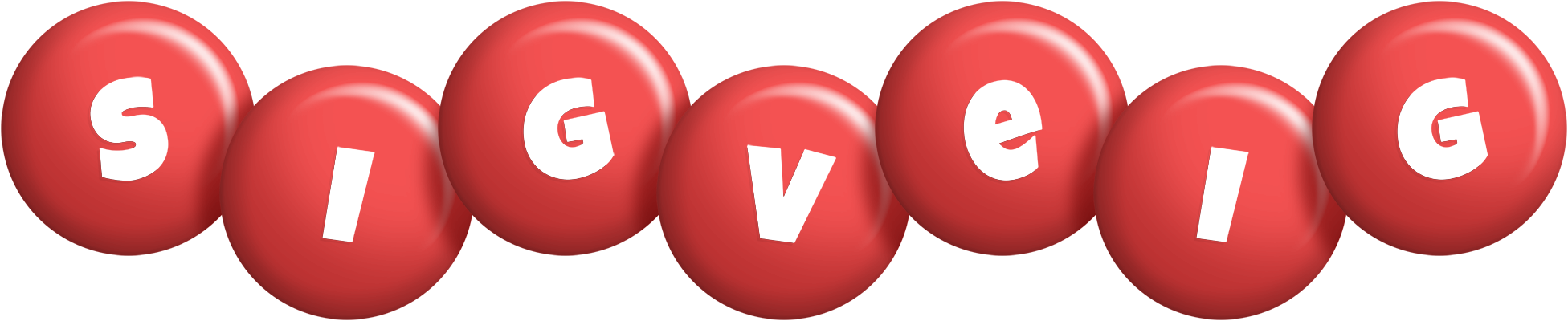 Sigveig candy-red logo