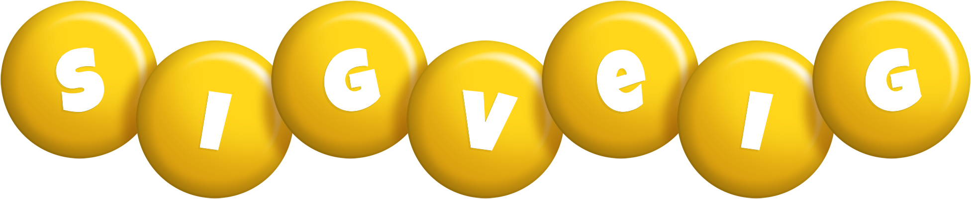 Sigveig candy-yellow logo