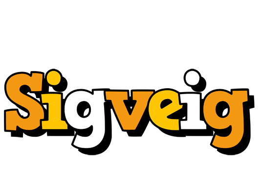 Sigveig cartoon logo