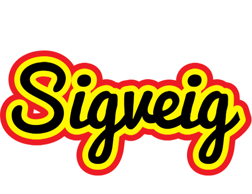 Sigveig flaming logo