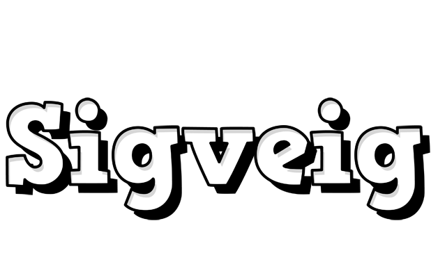 Sigveig snowing logo