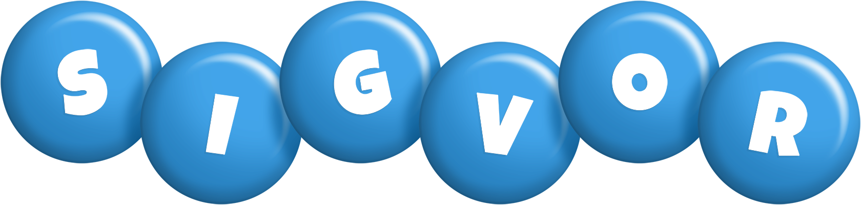 Sigvor candy-blue logo