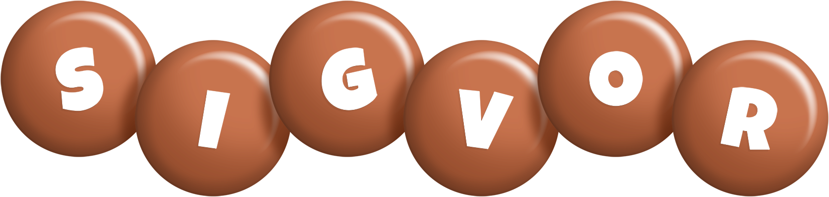 Sigvor candy-brown logo