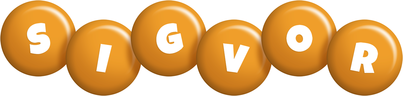 Sigvor candy-orange logo