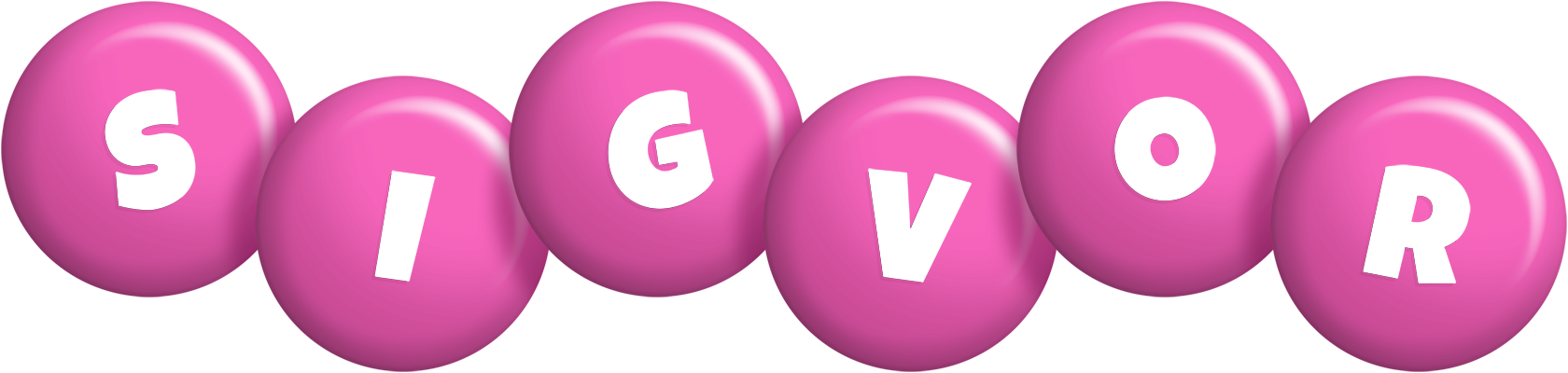 Sigvor candy-pink logo