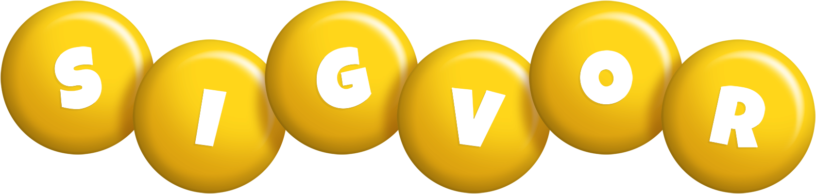 Sigvor candy-yellow logo