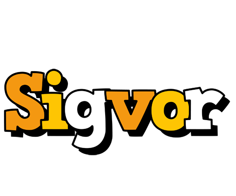 Sigvor cartoon logo