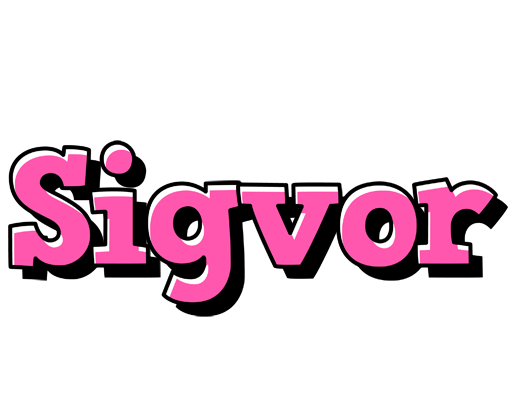 Sigvor girlish logo