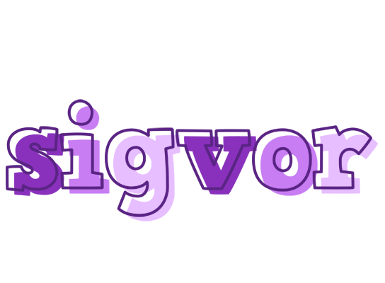 Sigvor sensual logo