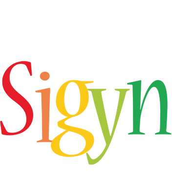 Sigyn birthday logo