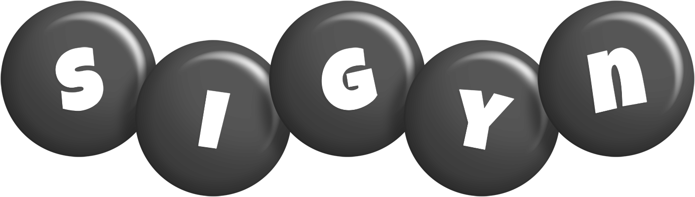 Sigyn candy-black logo