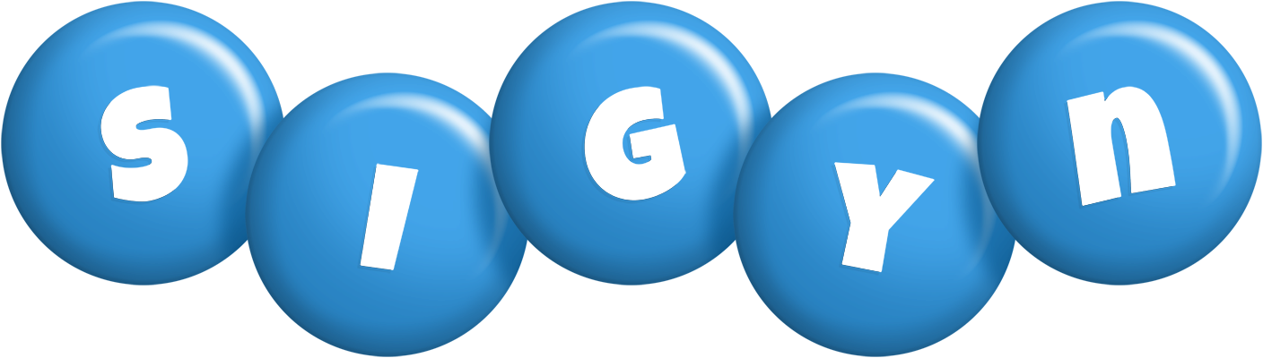 Sigyn candy-blue logo