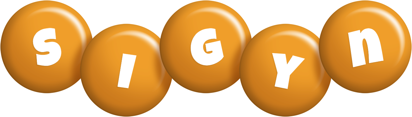 Sigyn candy-orange logo