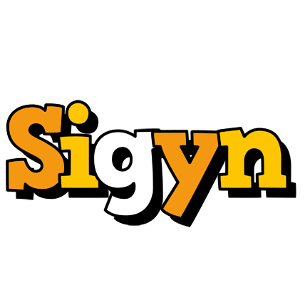 Sigyn cartoon logo