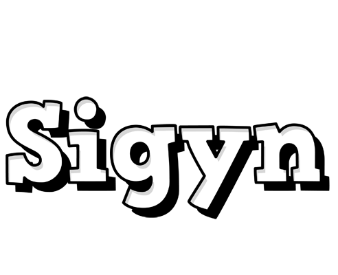 Sigyn snowing logo