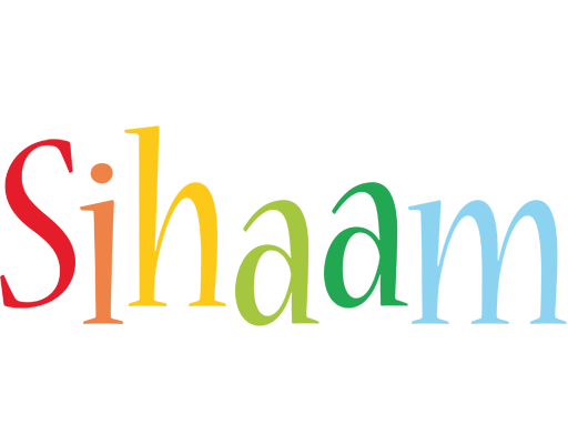 Sihaam birthday logo