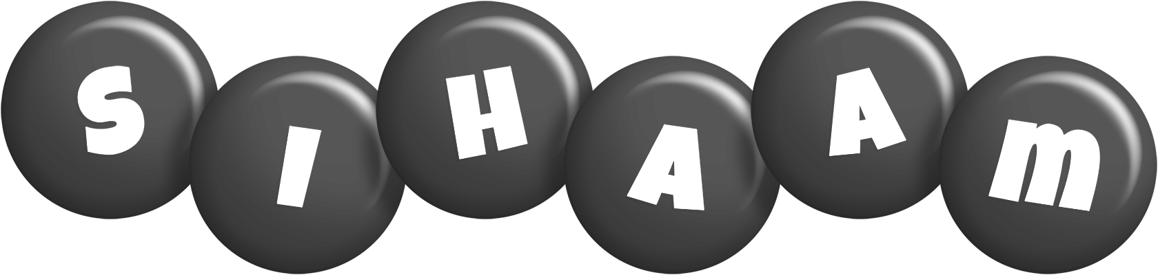 Sihaam candy-black logo