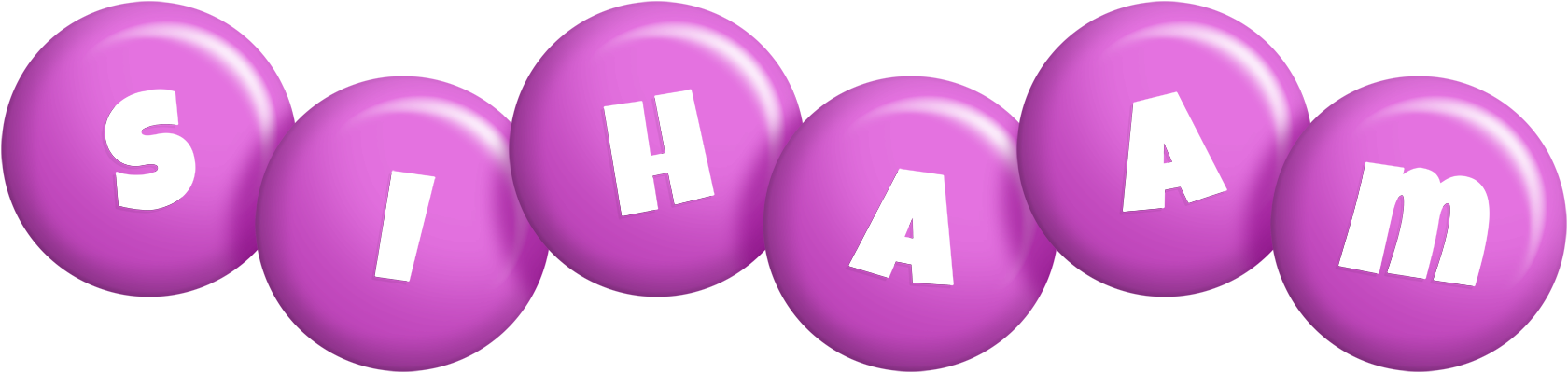 Sihaam candy-purple logo