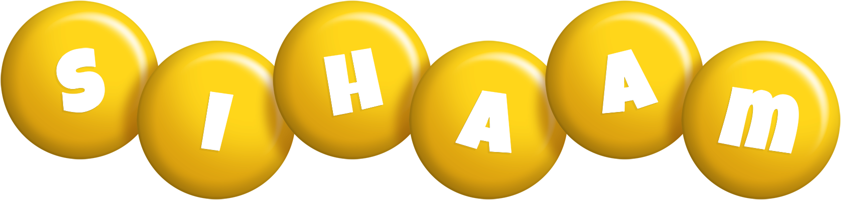 Sihaam candy-yellow logo