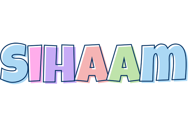 Sihaam pastel logo