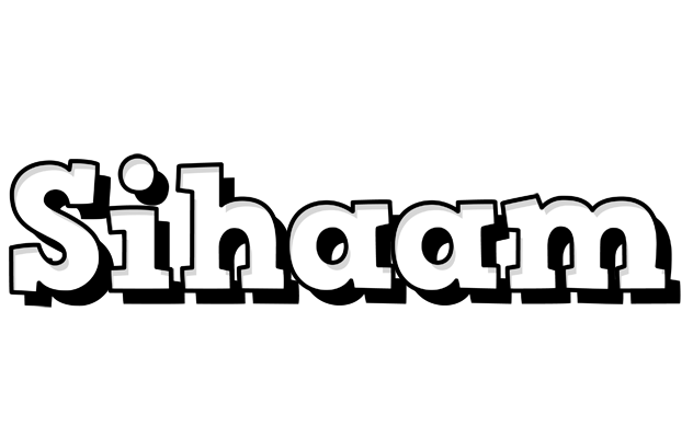 Sihaam snowing logo