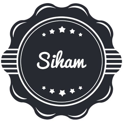 Siham badge logo