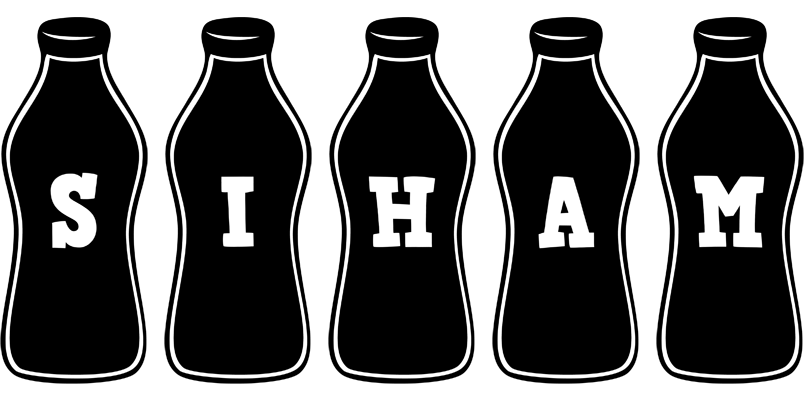 Siham bottle logo