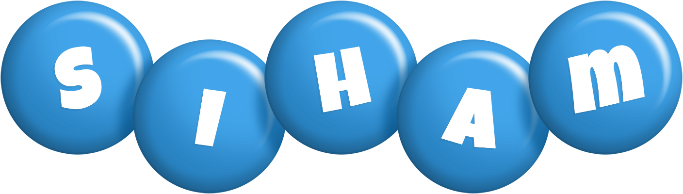 Siham candy-blue logo