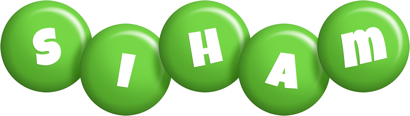 Siham candy-green logo