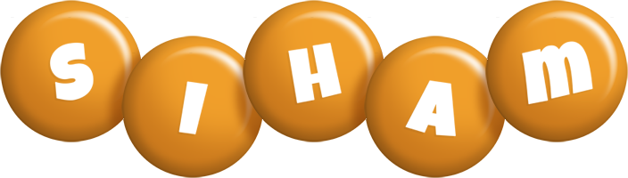 Siham candy-orange logo