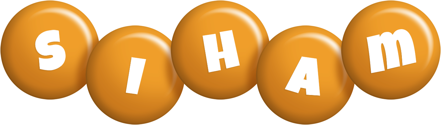 Siham candy-orange logo