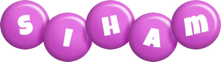 Siham candy-purple logo