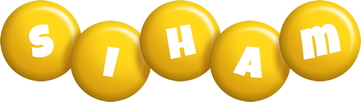 Siham candy-yellow logo
