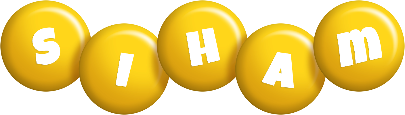 Siham candy-yellow logo