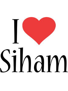 Siham i-love logo