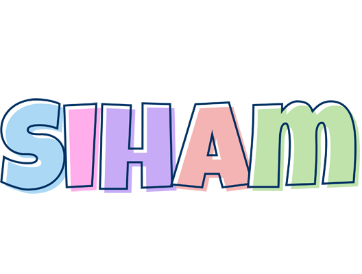 Siham pastel logo