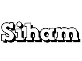 Siham snowing logo