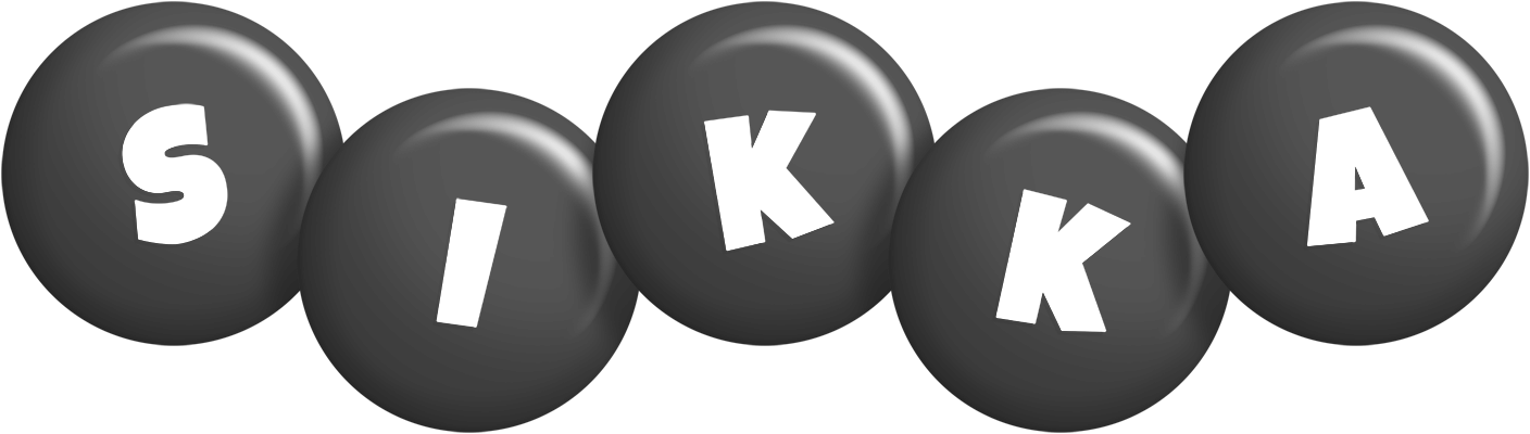 Sikka candy-black logo