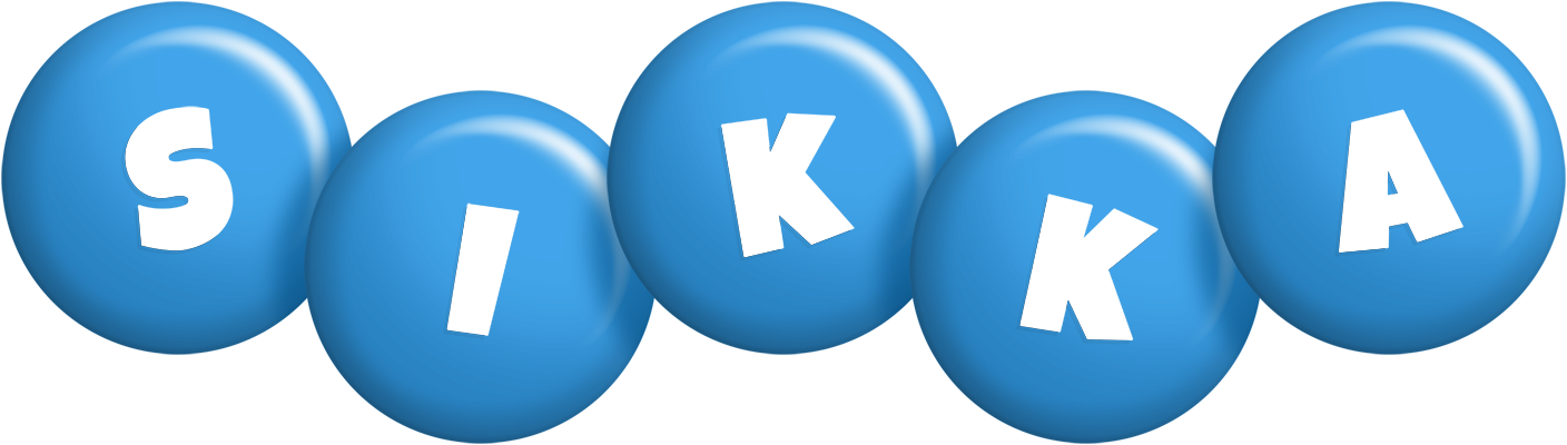 Sikka candy-blue logo