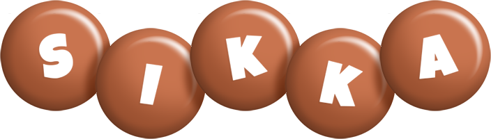 Sikka candy-brown logo