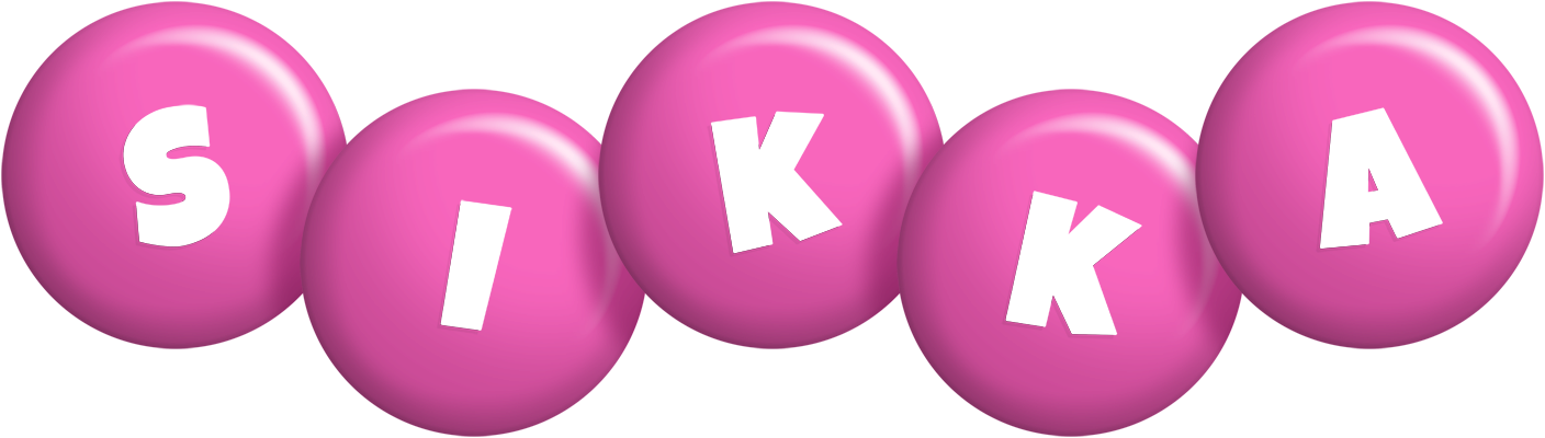 Sikka candy-pink logo