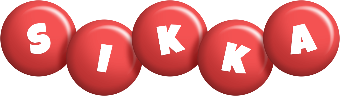 Sikka candy-red logo