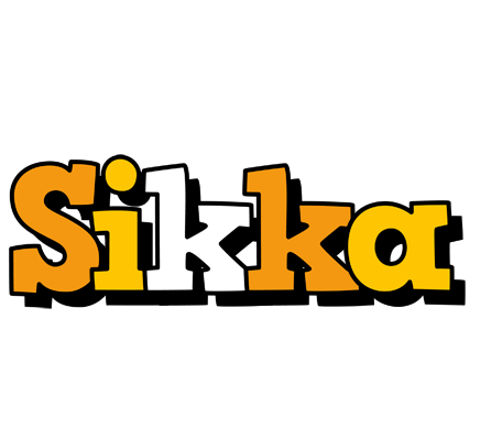 Sikka cartoon logo