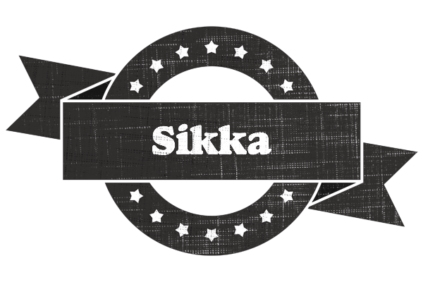 Sikka grunge logo
