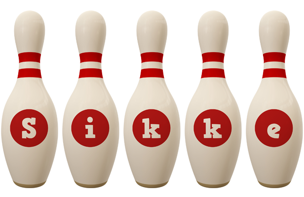 Sikke bowling-pin logo