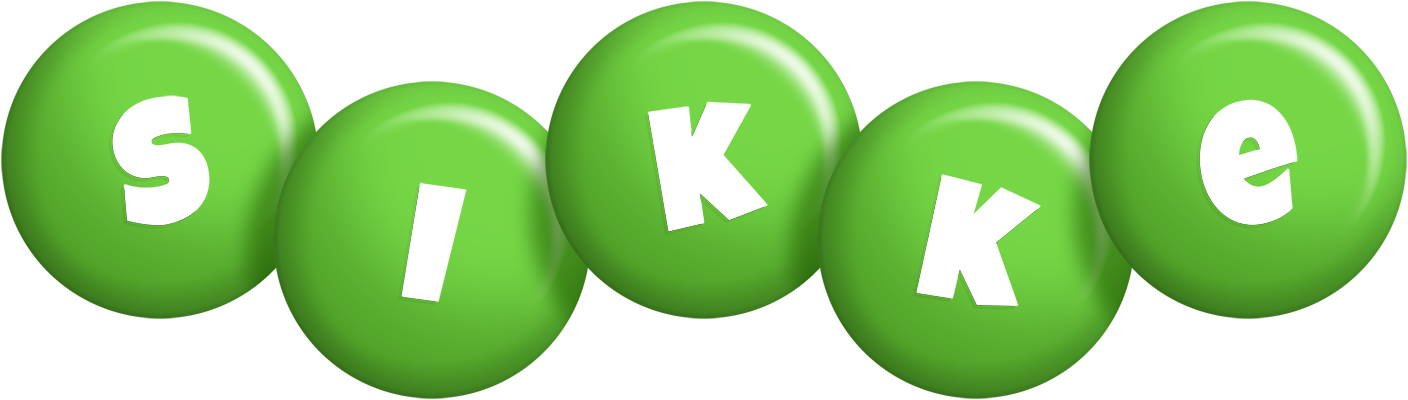 Sikke candy-green logo